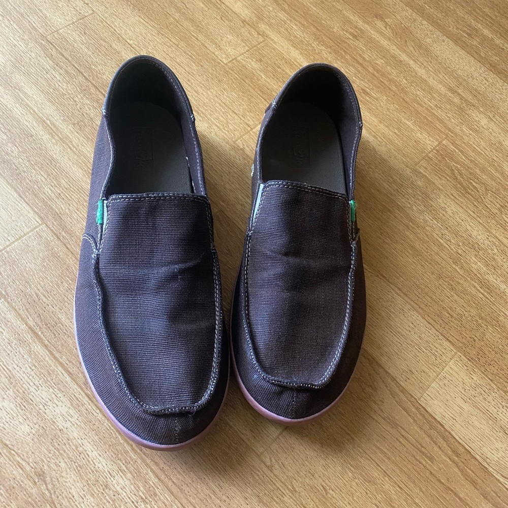 Sanuk Men’s Shoes Size 10 Brown